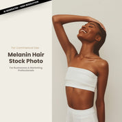 Melanin Beauty Stock Photo Tall Model Pose