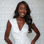 Melanin Beauty Stock Photo the Soft Pose Dark Skin