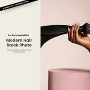 Modern Hair Stock Photo Virgin Straight Pink