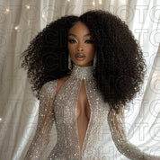 Diamond Collection Stock Photo Kinky Curly Hair