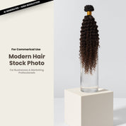 Modern Hair Stock Photo Virgin Deep Curly