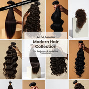 Modern Hair Stock Photo Textured Straight