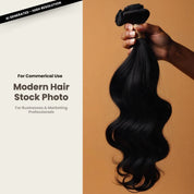 Modern Hair Stock Photo Wavy Bundle