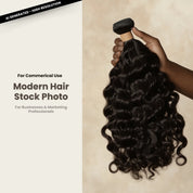 Modern Hair Stock Photo Burmese Curly Bundle