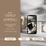 Bulk Video Editing Package