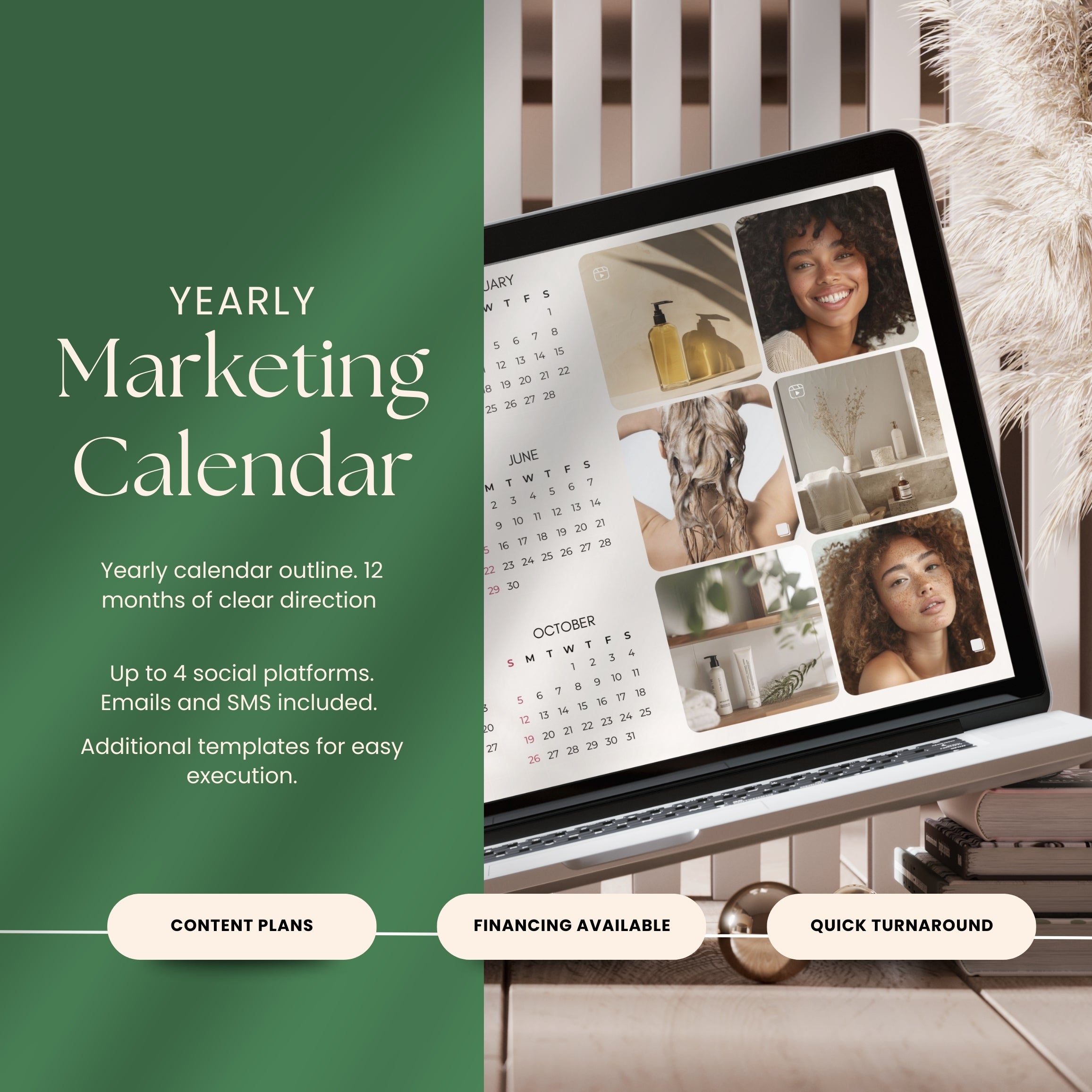 Personalized Yearly Marketing Calendar